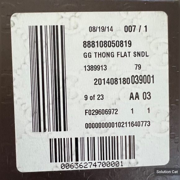 Gucci Black Vernice Crystal Thong Sandals - EU 38 - Picture 7 of 7